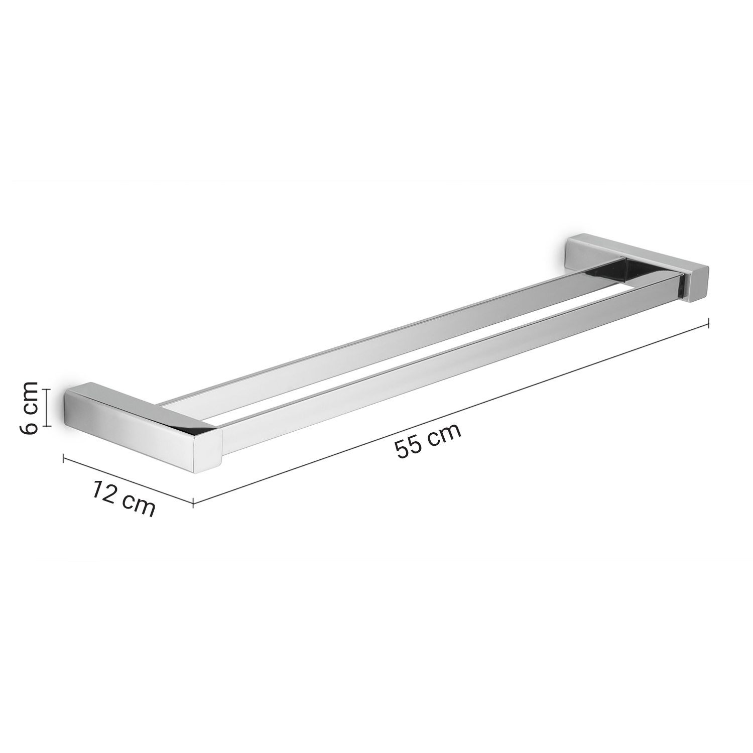 gedy-spluga-porte-serviettes-double-55-cm-chrome image 2