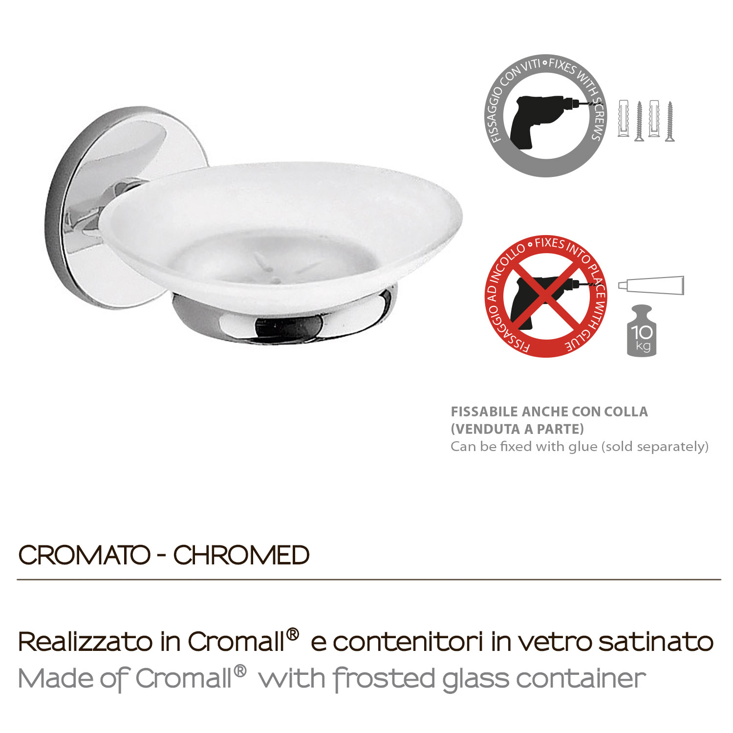 gedy-vermont-pro-porte-savon-chrome-mural image 4