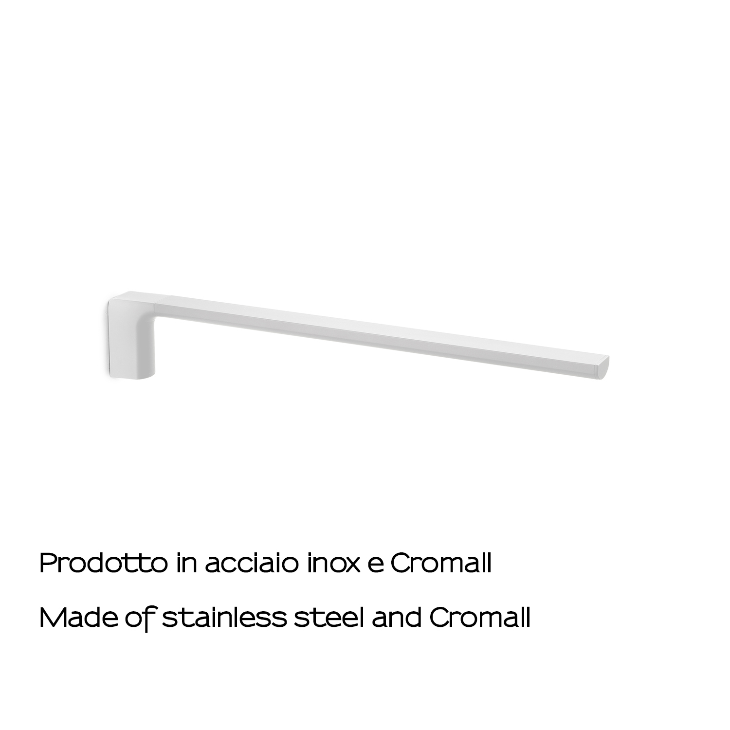gedy-pirenei-porte-serviette-fixe-blanc-mat image 3