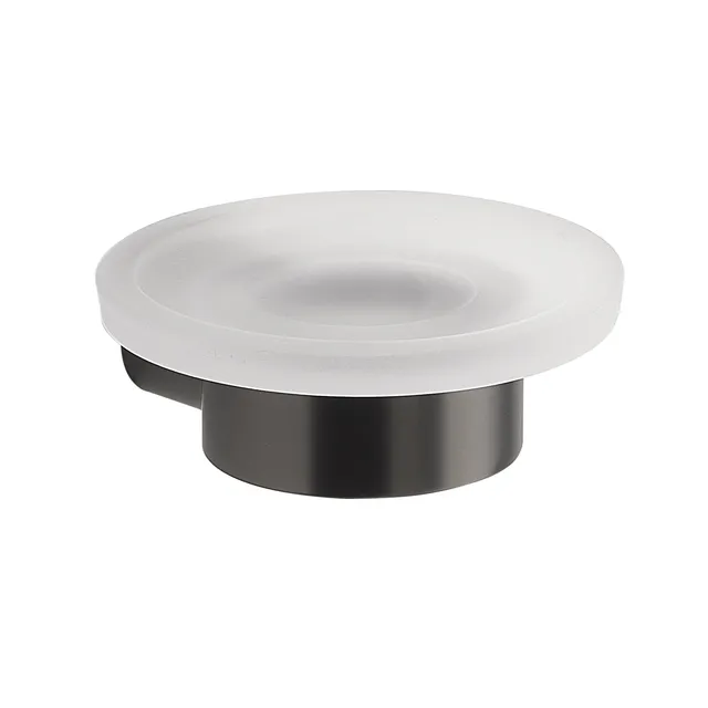 gedy-pirenei-porte-savon-gun-metal image 1