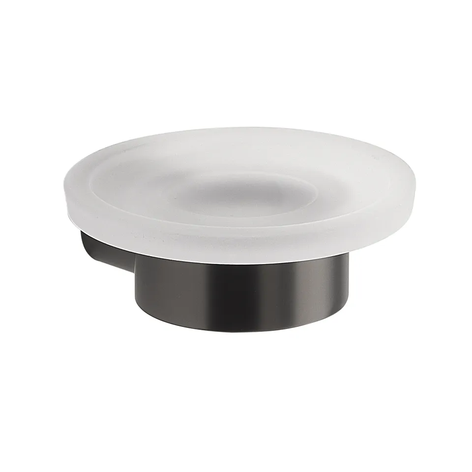gedy-pirenei-porte-savon-gun-metal image 1