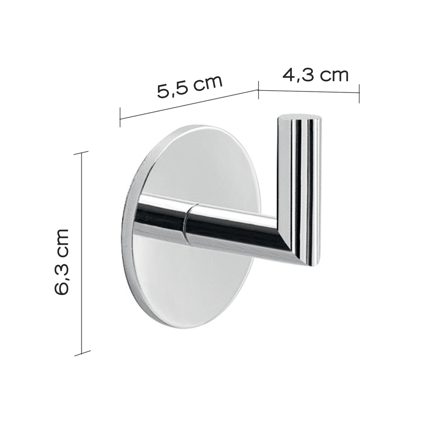 gedy-gea-crochet-pat-re-salle-de-bain-chrome image 2