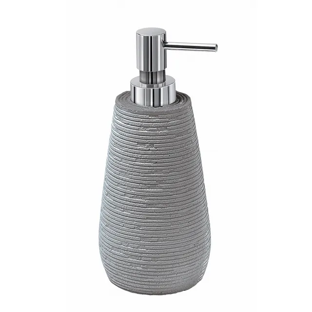 gedy-gemini-distributeur-de-savon-gris-poser image 1