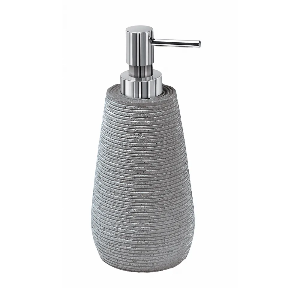 gedy-gemini-distributeur-de-savon-gris-poser image 1