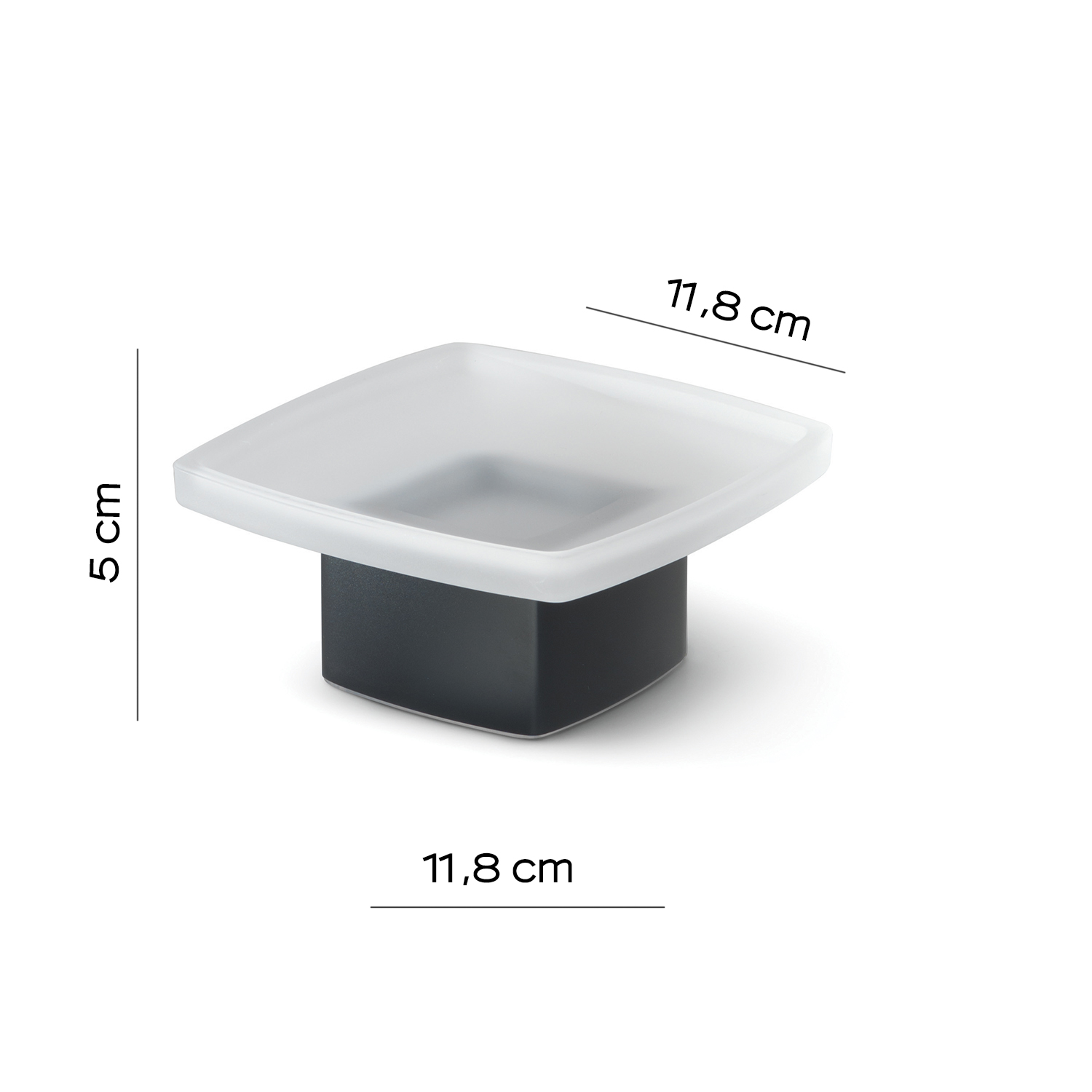 gedy-lounge-porte-savon-noir-mat image 3