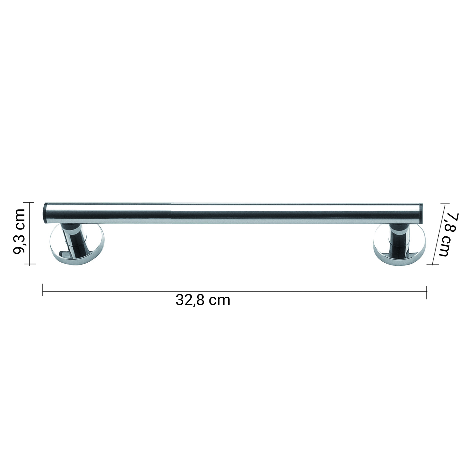 gedy-prima-classe-barre-d-appui-32-cm-chrome image 2