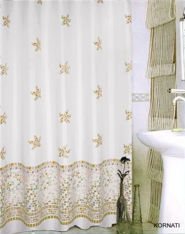 bisk-kornati-rideau-de-douche-textile-lavable image 1