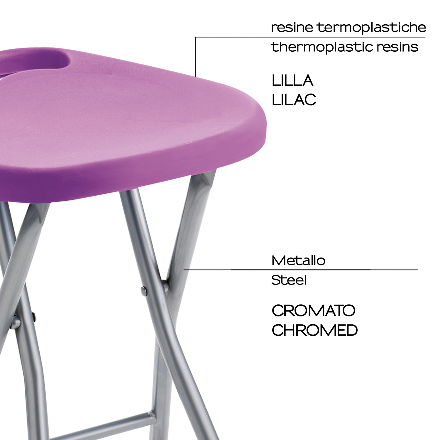 gedy-co75-tabouret-pliant-lilas-salle-de-bain image 3