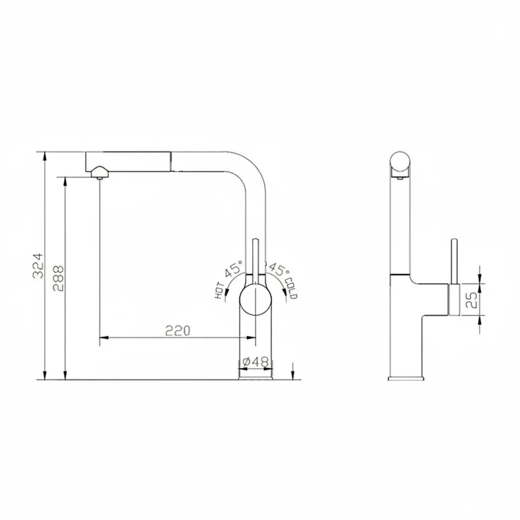hudor-moderna-nb0007-mitigeur-cuisine-dor-bross image 2