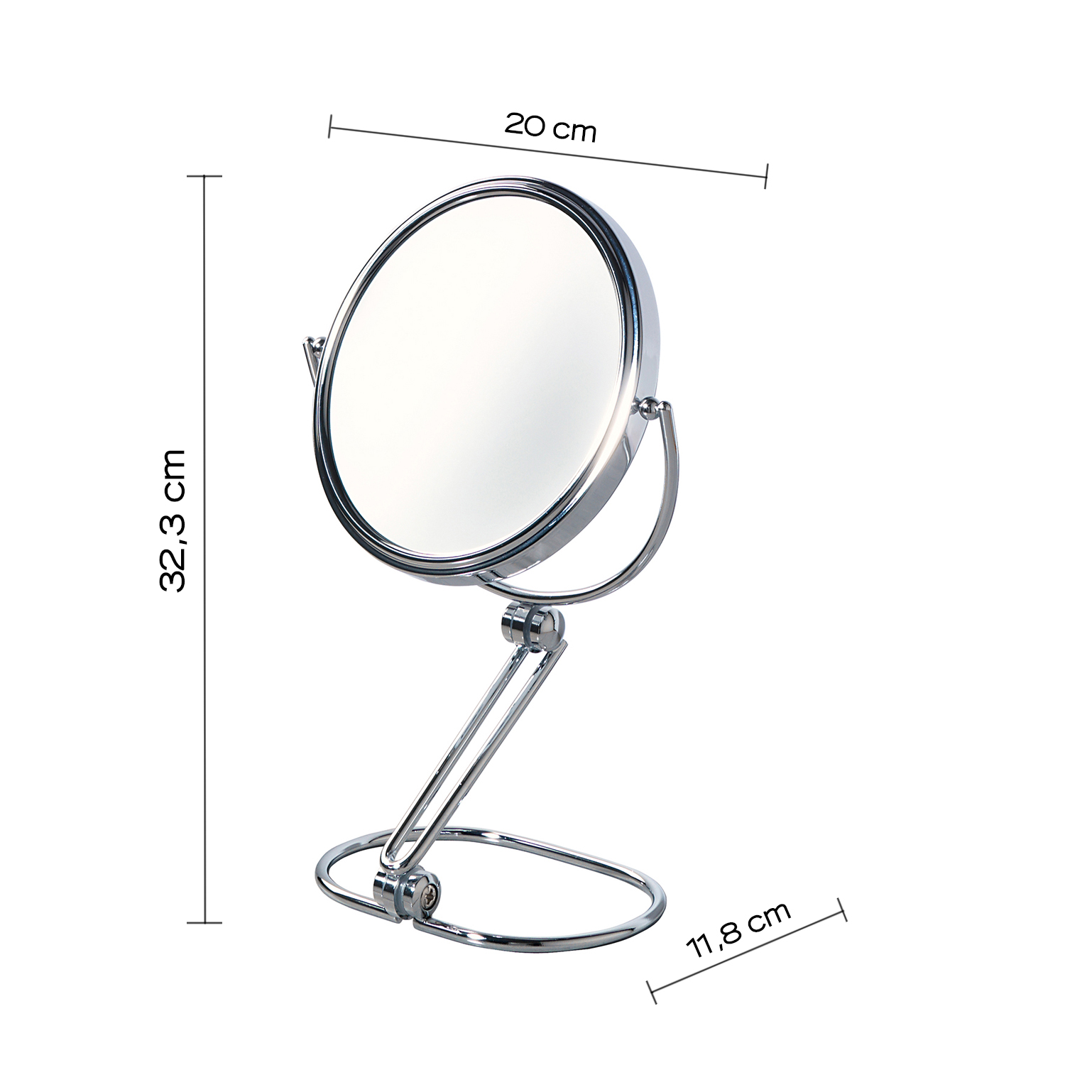 gedy-ada-miroir-grossissant-chrome image 2