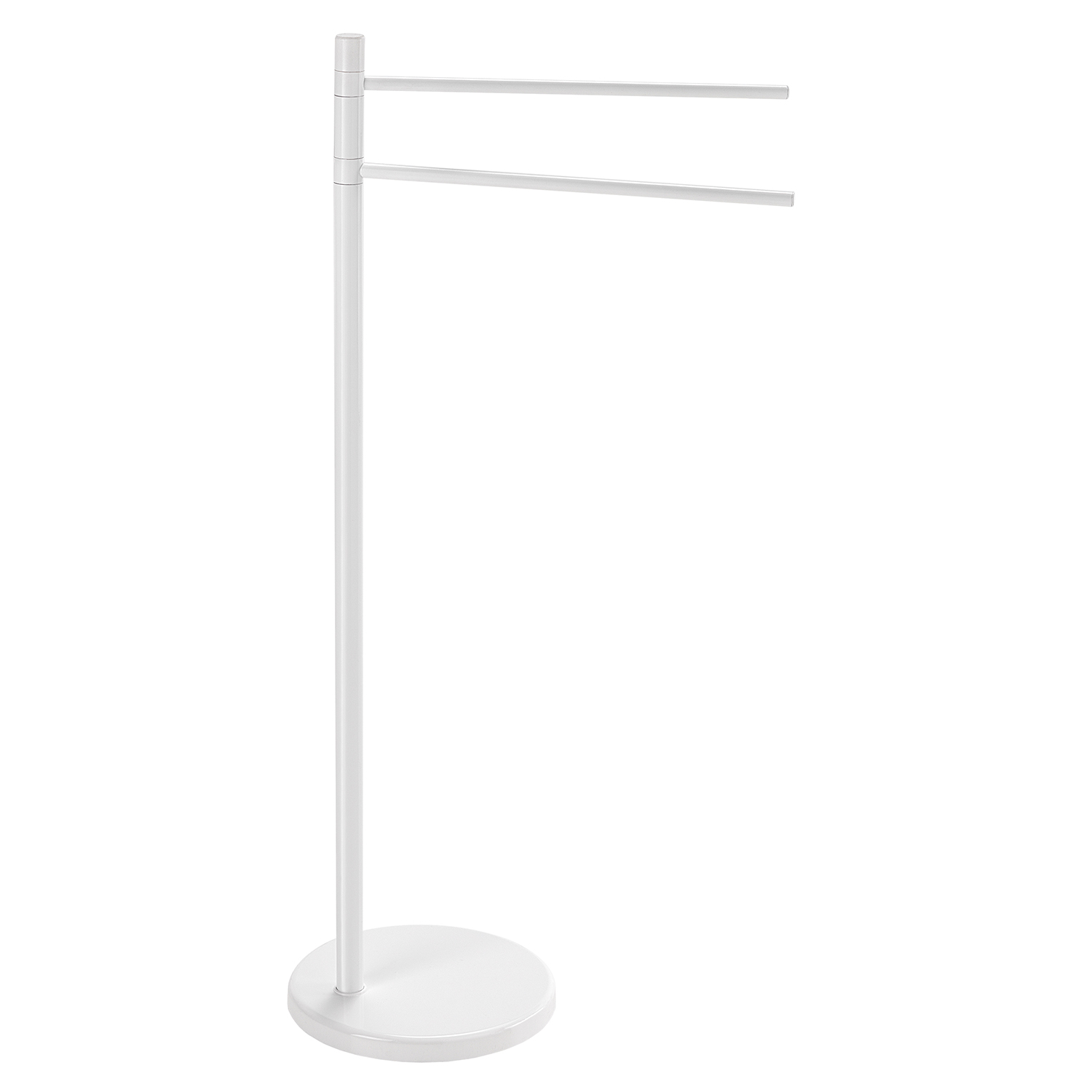 gedy-mammolo-porte-serviettes-sur-pied-blanc-salle-de-bain image 1