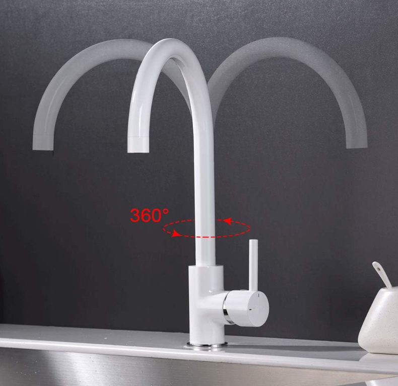 hudor-argolide-024-mitigeur-cuisine-blanc-mat-laiton image 4