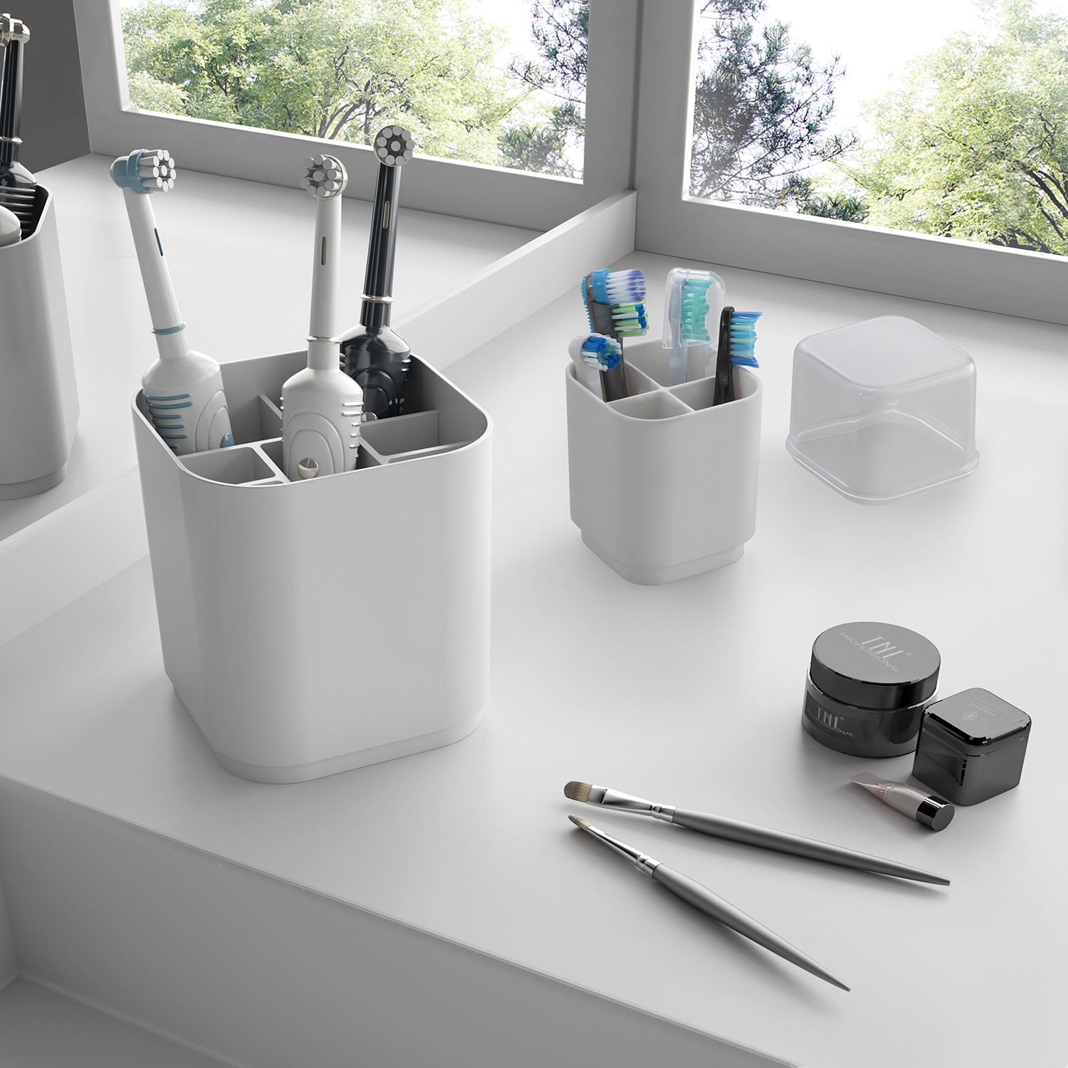 gedy-seventy-organisateur-blanc-salle-de-bain image 3