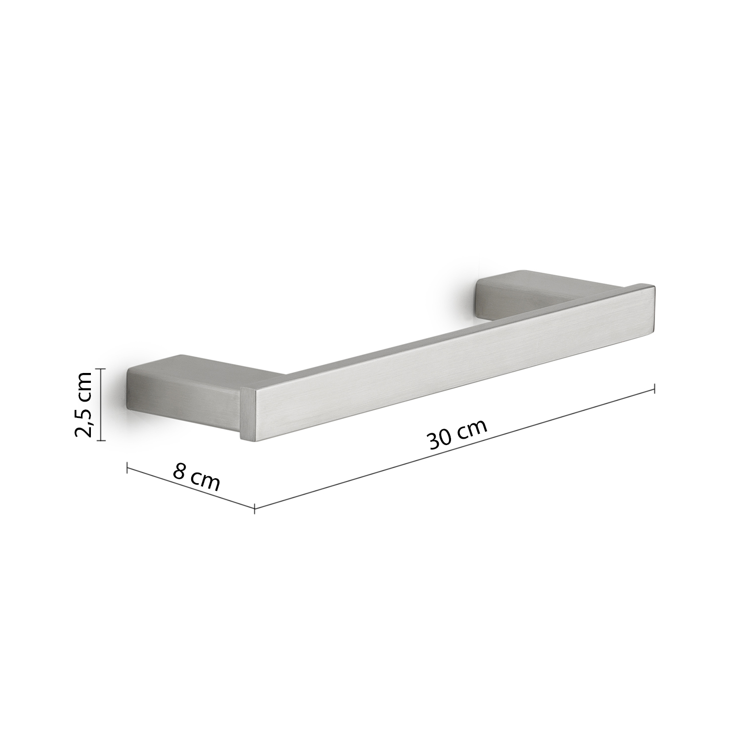 gedy-maui-porte-serviettes-30-cm-bross image 2