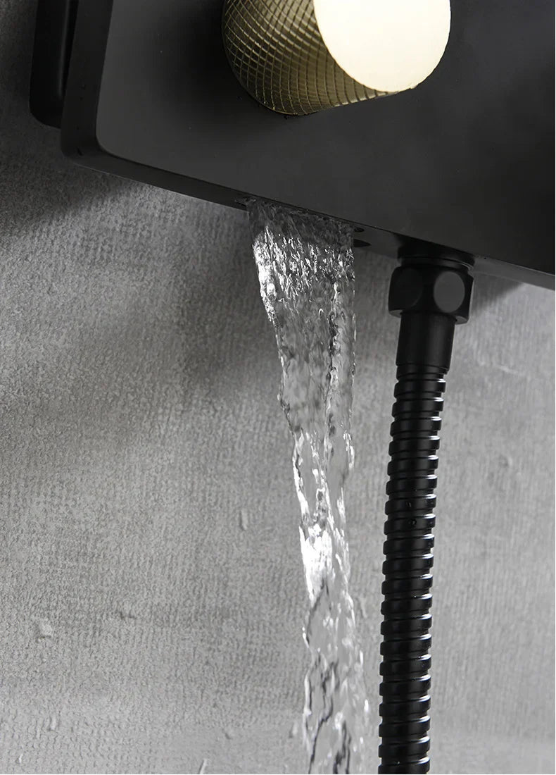 hudor-c-phise-colonne-douche-murale-noir-mat image 3