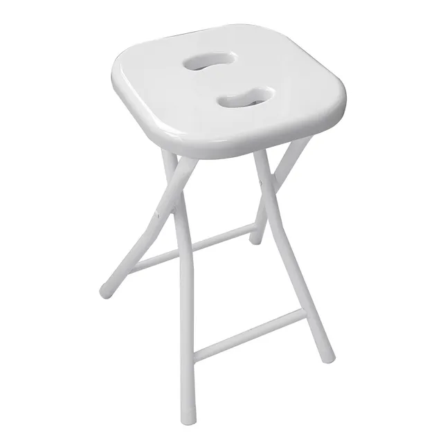 gedy-co76-tabouret-repliable-blanc-salle-de-bain image 1