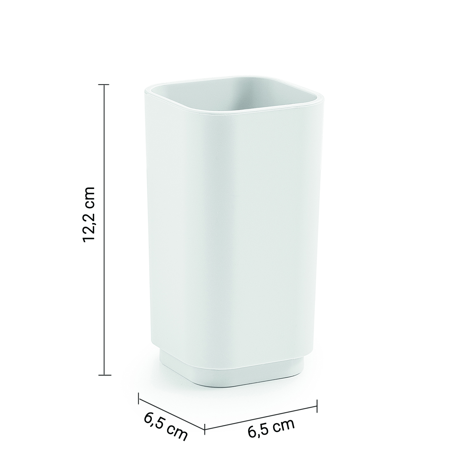 gedy-seventy-porte-brosse-dents-blanc-mat image 2