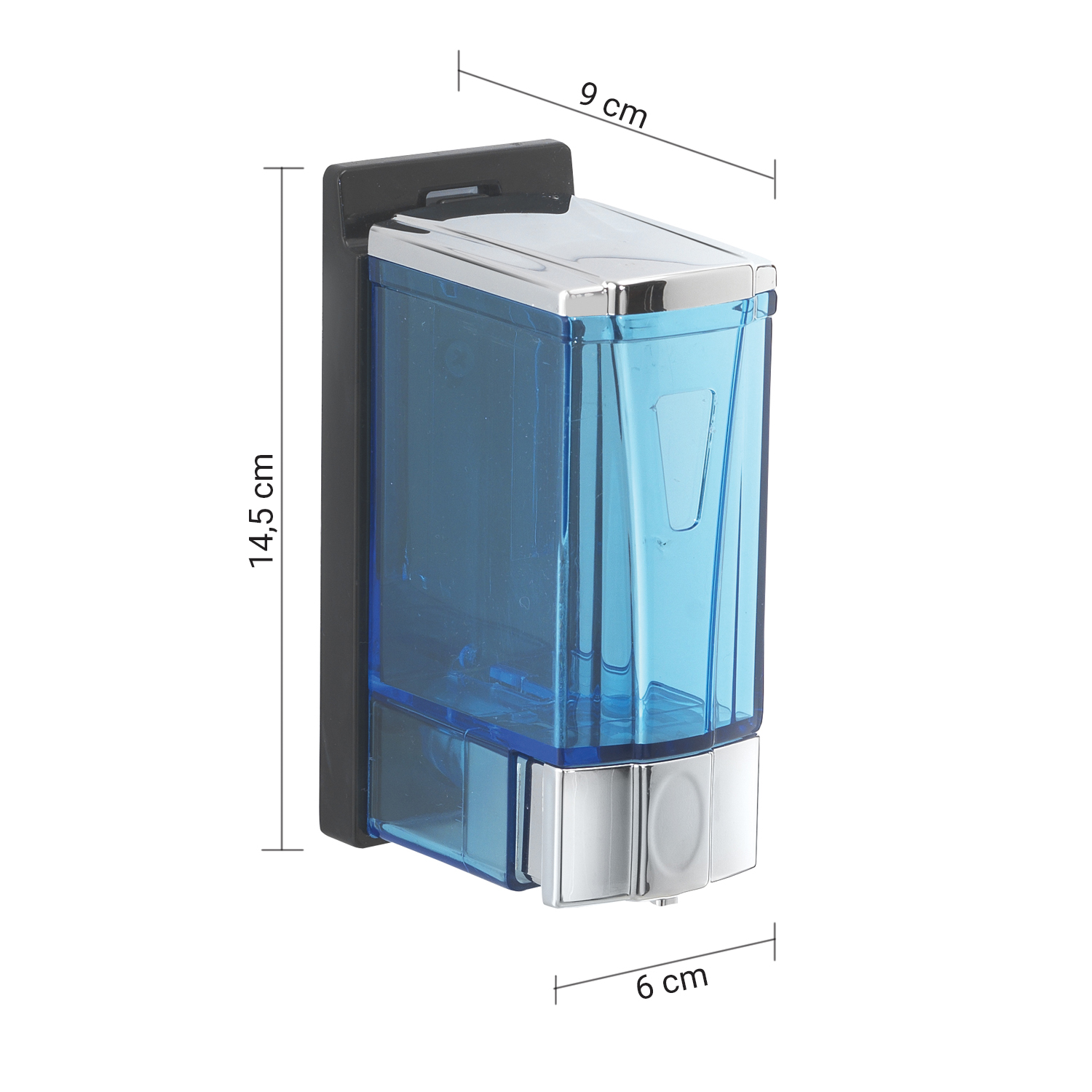 gedy-marlin-distributeur-de-savon-chrome-rechargeable image 2