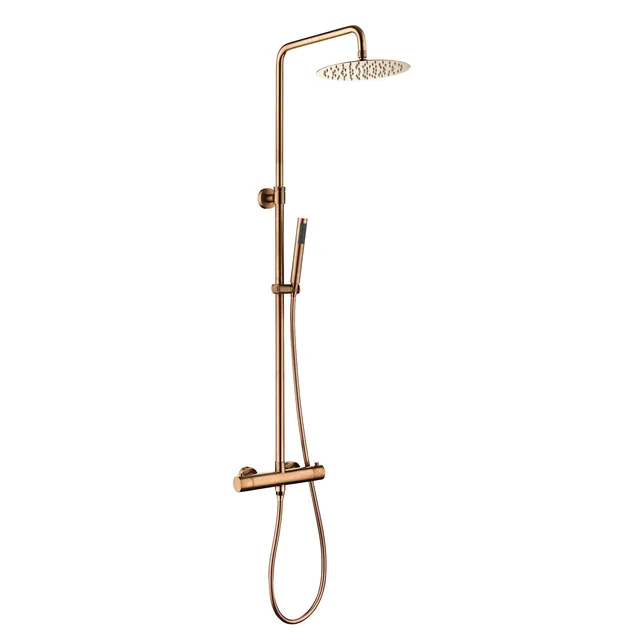 hudor-p-n-e-sc418-colonne-douche-or-rose-250-mm image 1