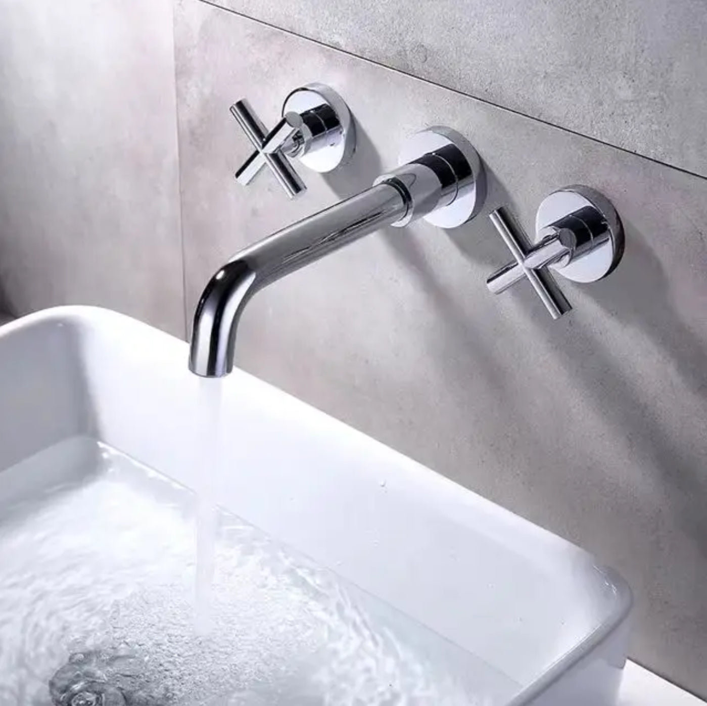 hudor-rymanthe-532-robinet-lavabo-mural-chrom-3-trous image 4