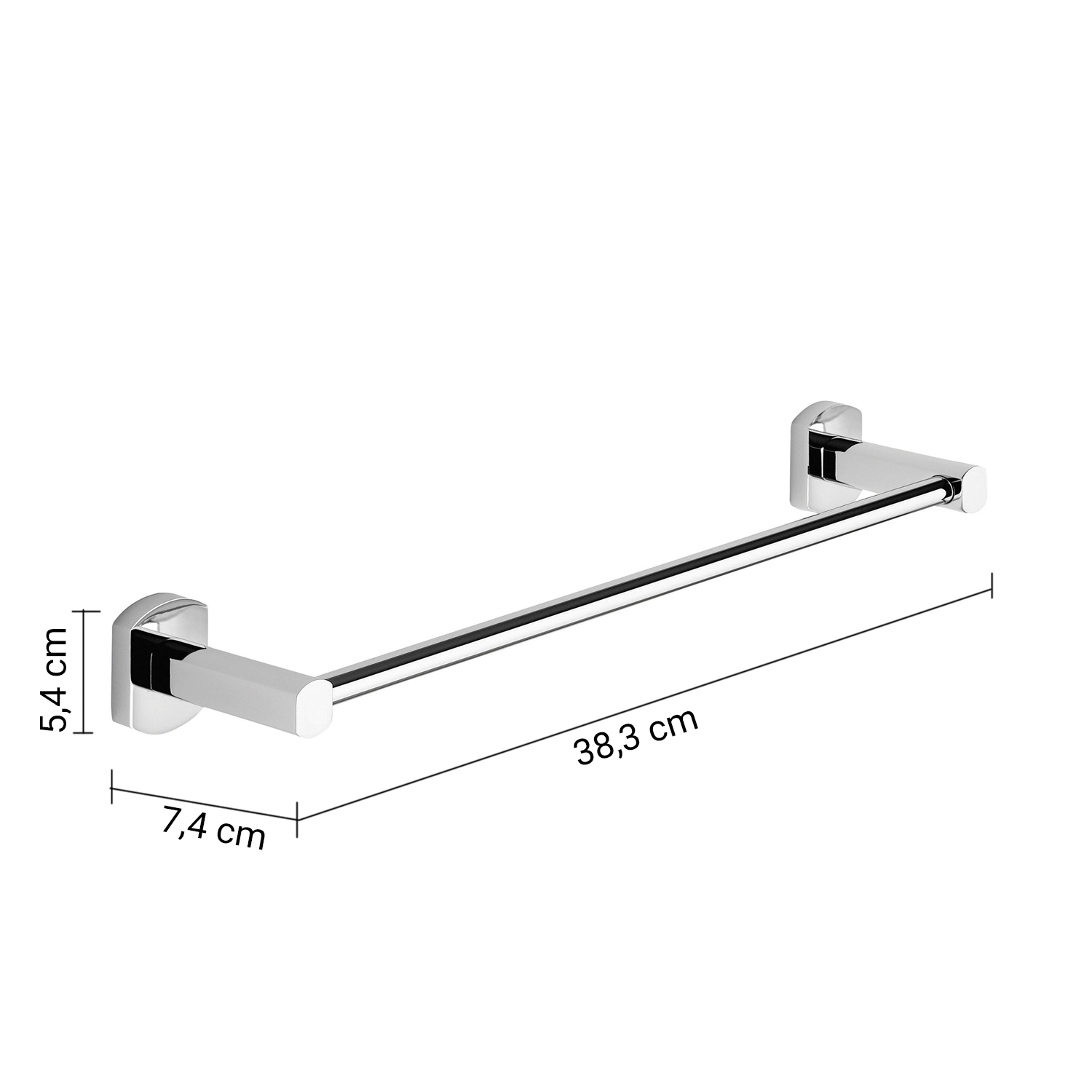 gedy-edera-plus-porte-serviettes-35-cm-chrom image 2