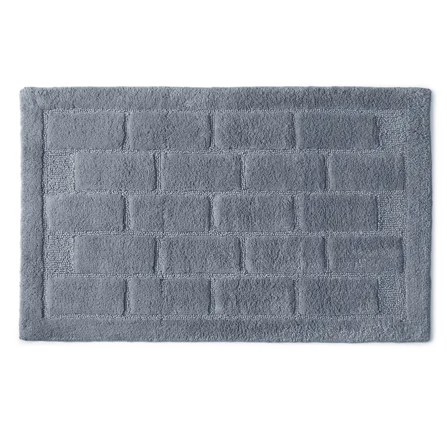 gedy-tile-tapis-de-bain-120x65-cm-gris image 1