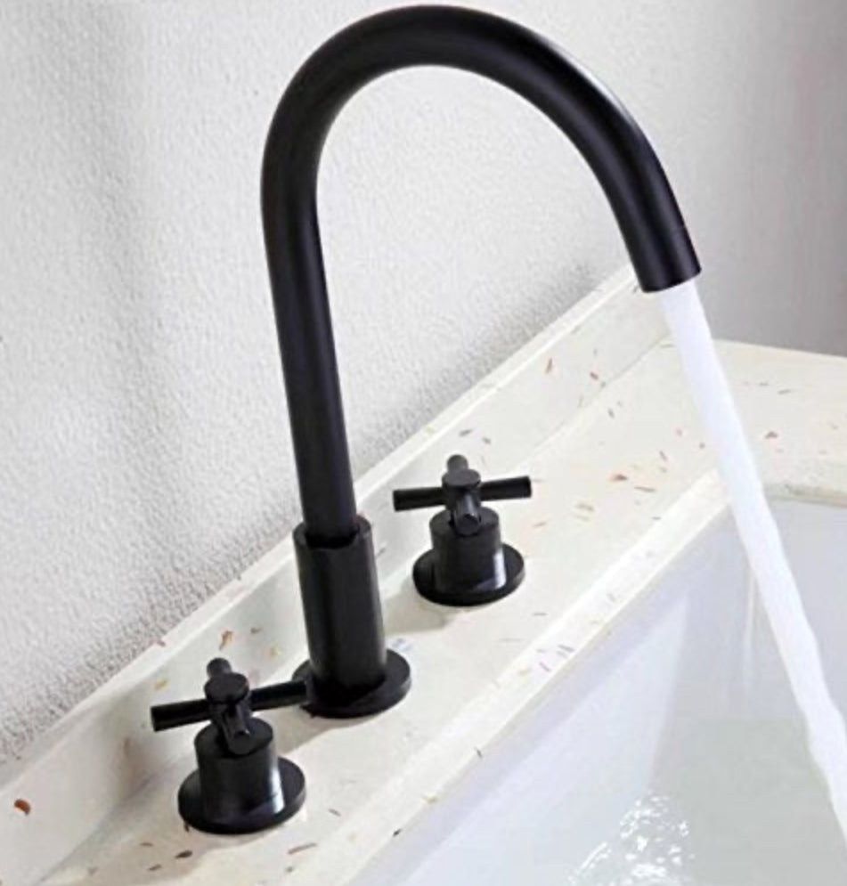 hudor-erymanthe-700-robinet-lavabo-noir-mat-laiton image 2