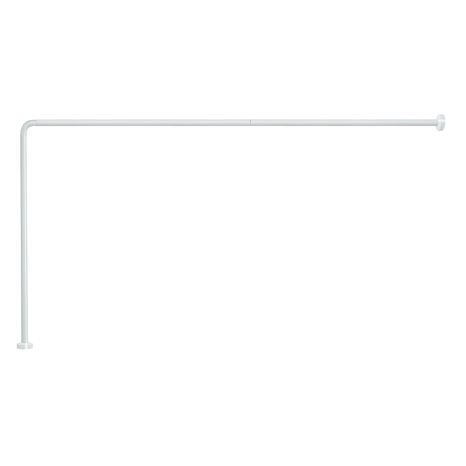 gedy-barre-angulaire-blanc-espace-douche image 1