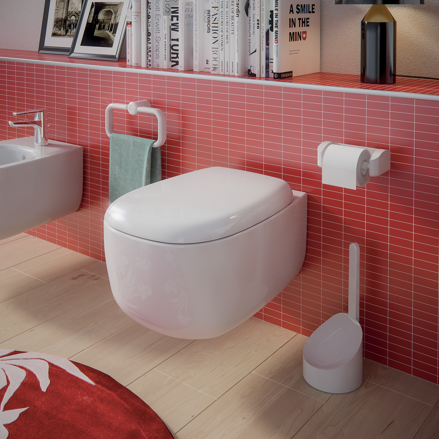 gedy-cucciolo-porte-brosse-wc-blanc-poser image 3