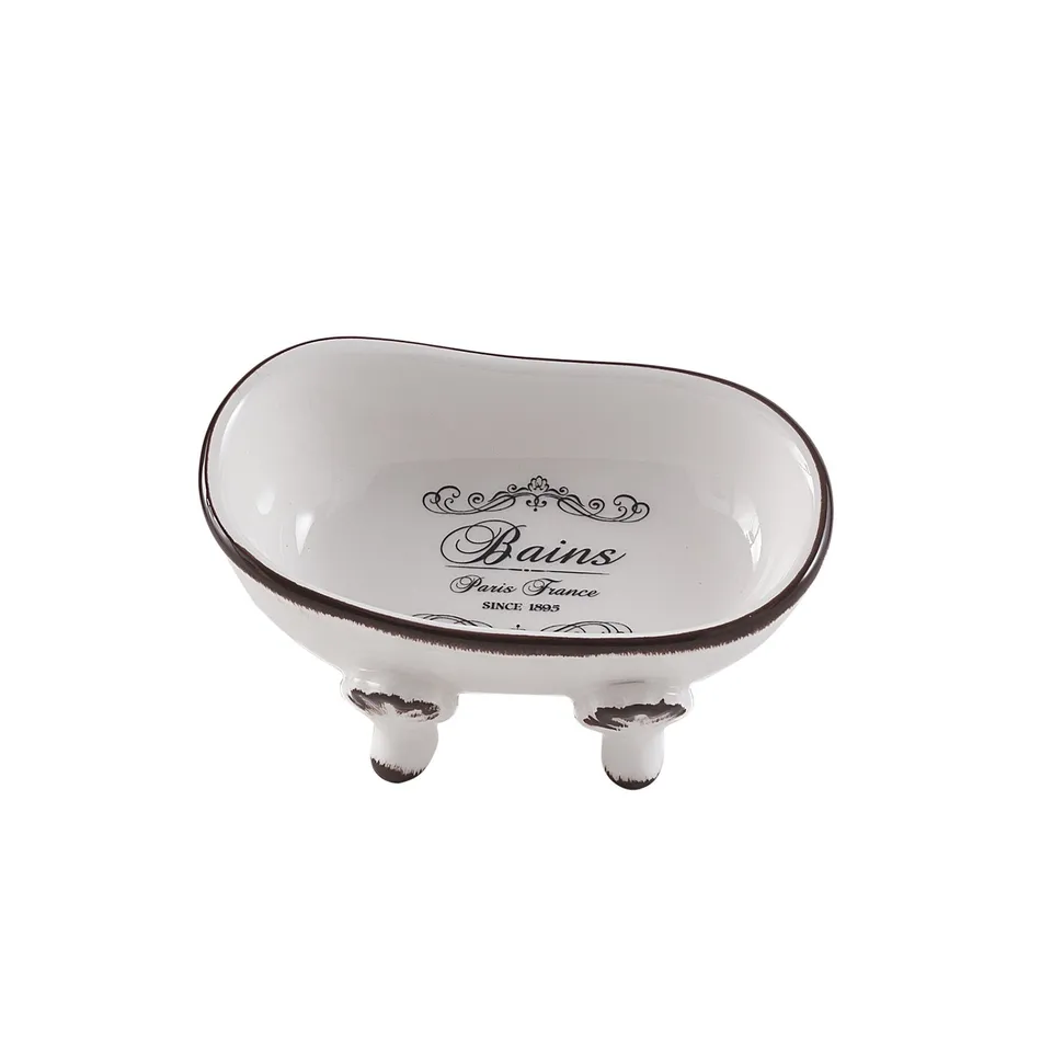 gedy-amelie-porte-savon-poser-blanc image 1