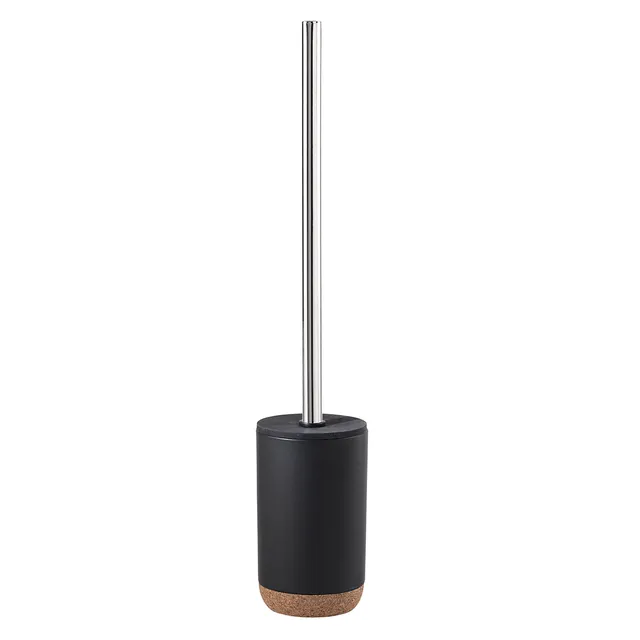 gedy-ilary-porte-brosse-wc-poser-noir-mat image 1
