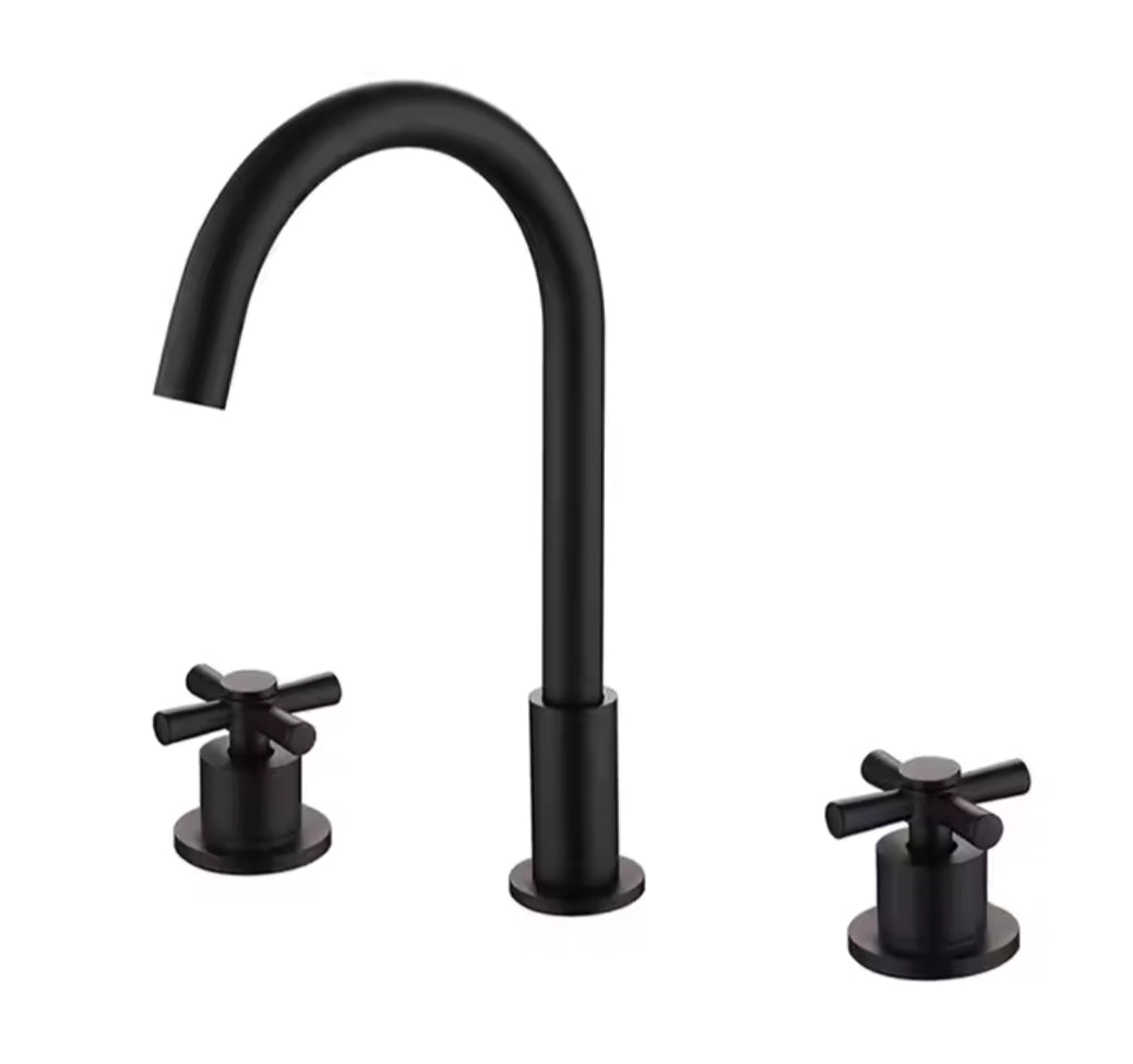 hudor-erymanthe-700-robinet-lavabo-noir-mat-laiton image 1