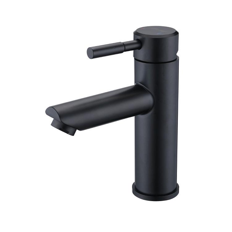 hudor-c-phise-mitigeur-lavabo-noir-mat-laiton-cold-start image 1