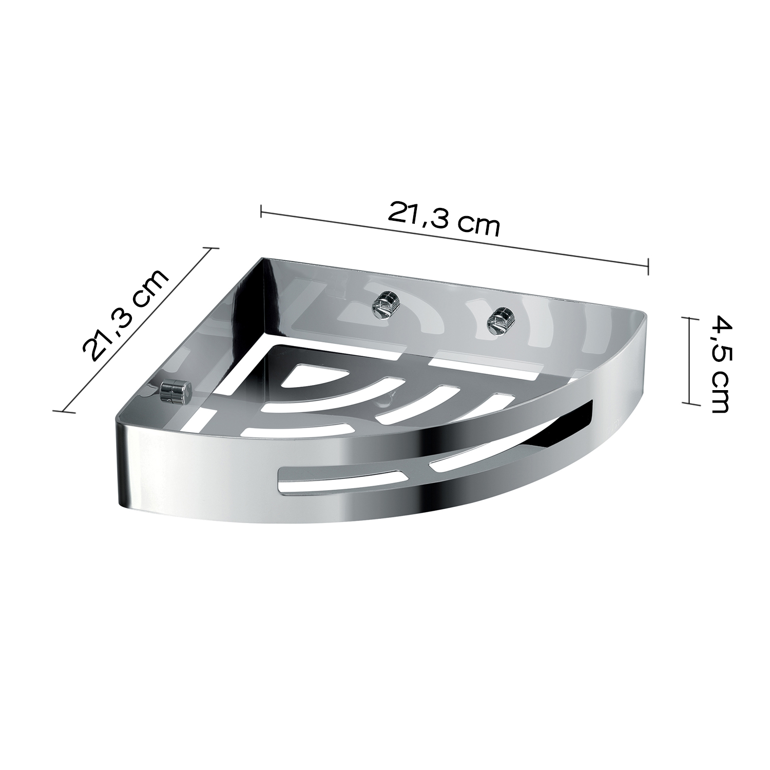gedy-nerva-porte-objets-douche-d-angle-poli image 2