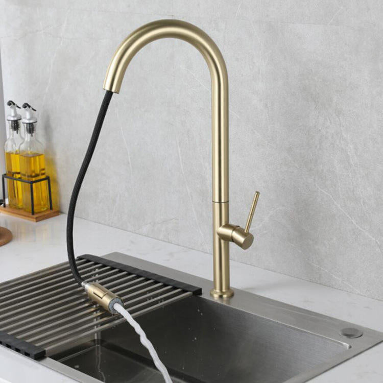 hudor-scamandre-nb0003-robinet-cuisine-dor-bross-extractible image 3