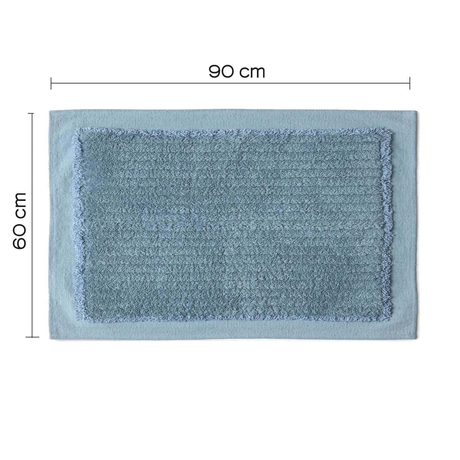 gedy-land-tapis-de-bain-90x60-bleu-ciel image 2