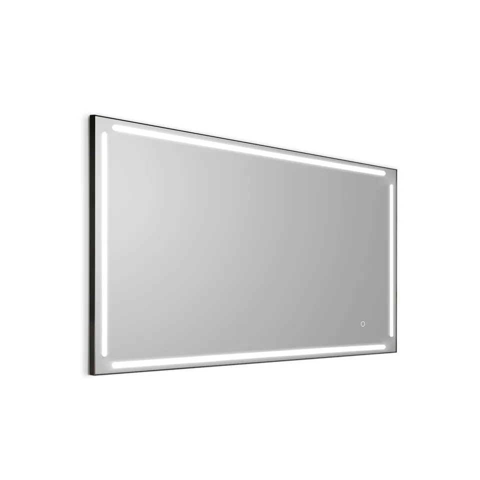 gedy-paul-miroir-140x80-cadre-noir-mat image 1