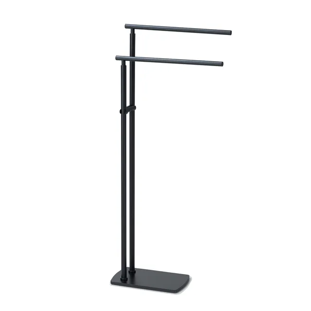 gedy-florida-porte-serviettes-sur-pied-noir-mat image 1