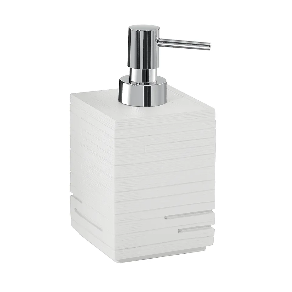 gedy-quadrotto-distributeur-de-savon-blanc image 1