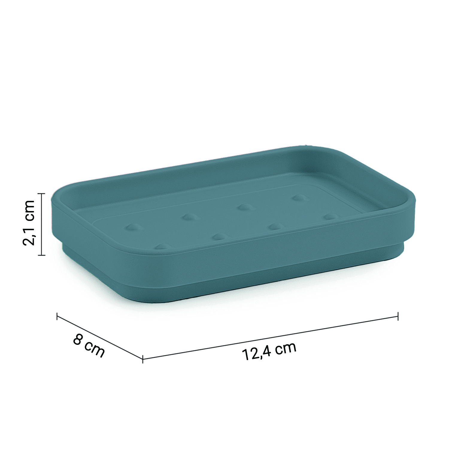 gedy-seventy-porte-savon-turquoise-mat-poser image 2