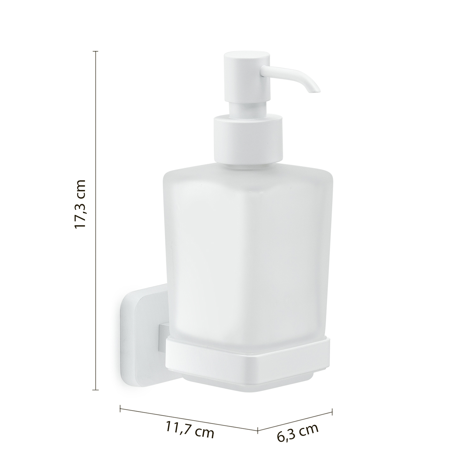 gedy-tonga-distributeur-de-savon-blanc-mat image 2