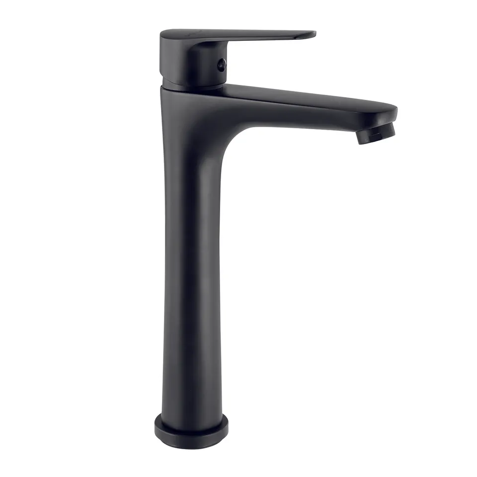 gedy-como-mitigeur-lavabo-haut-noir-mat image 1