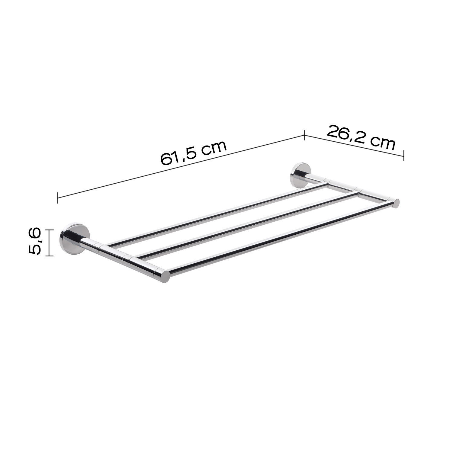 gedy-felce-tag-re-porte-serviettes-chrom image 2