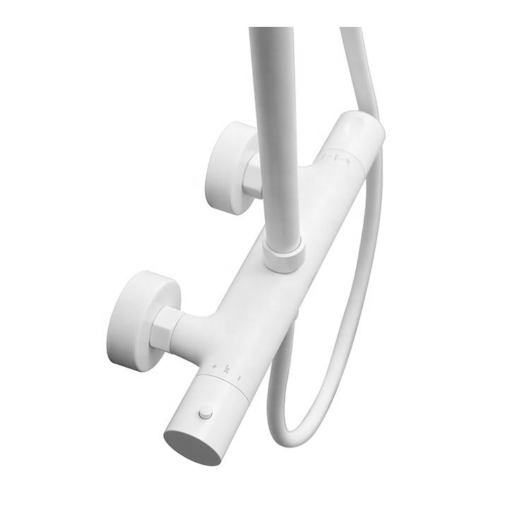 hudor-argolide-sc418-colonne-de-douche-blanc-mat-laiton image 2