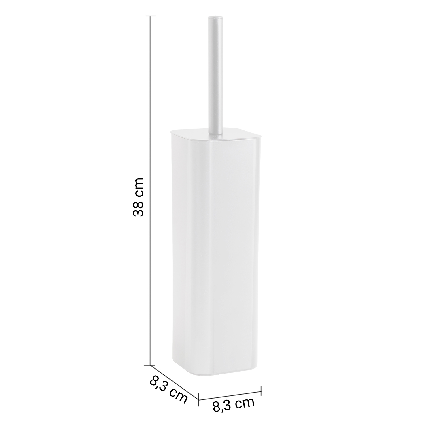 gedy-jack-porte-brosse-wc-blanc-mat-poser image 2