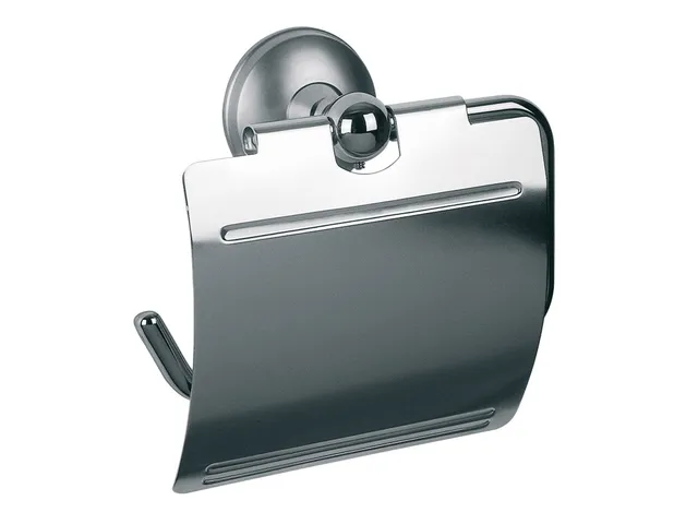 bisk-dakota-porte-rouleau-papier-wc-avec-couvercle image 1