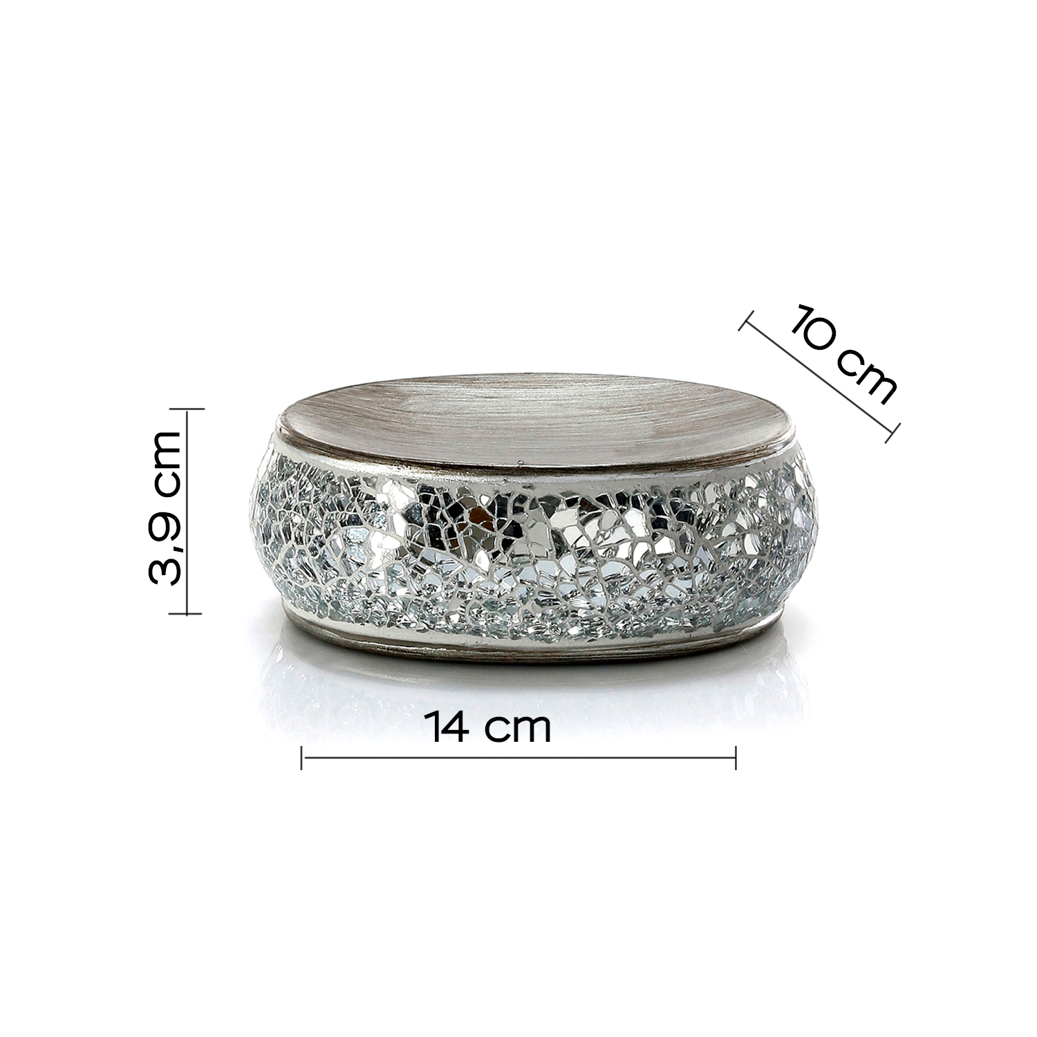 gedy-myosotis-porte-savon-argent image 2