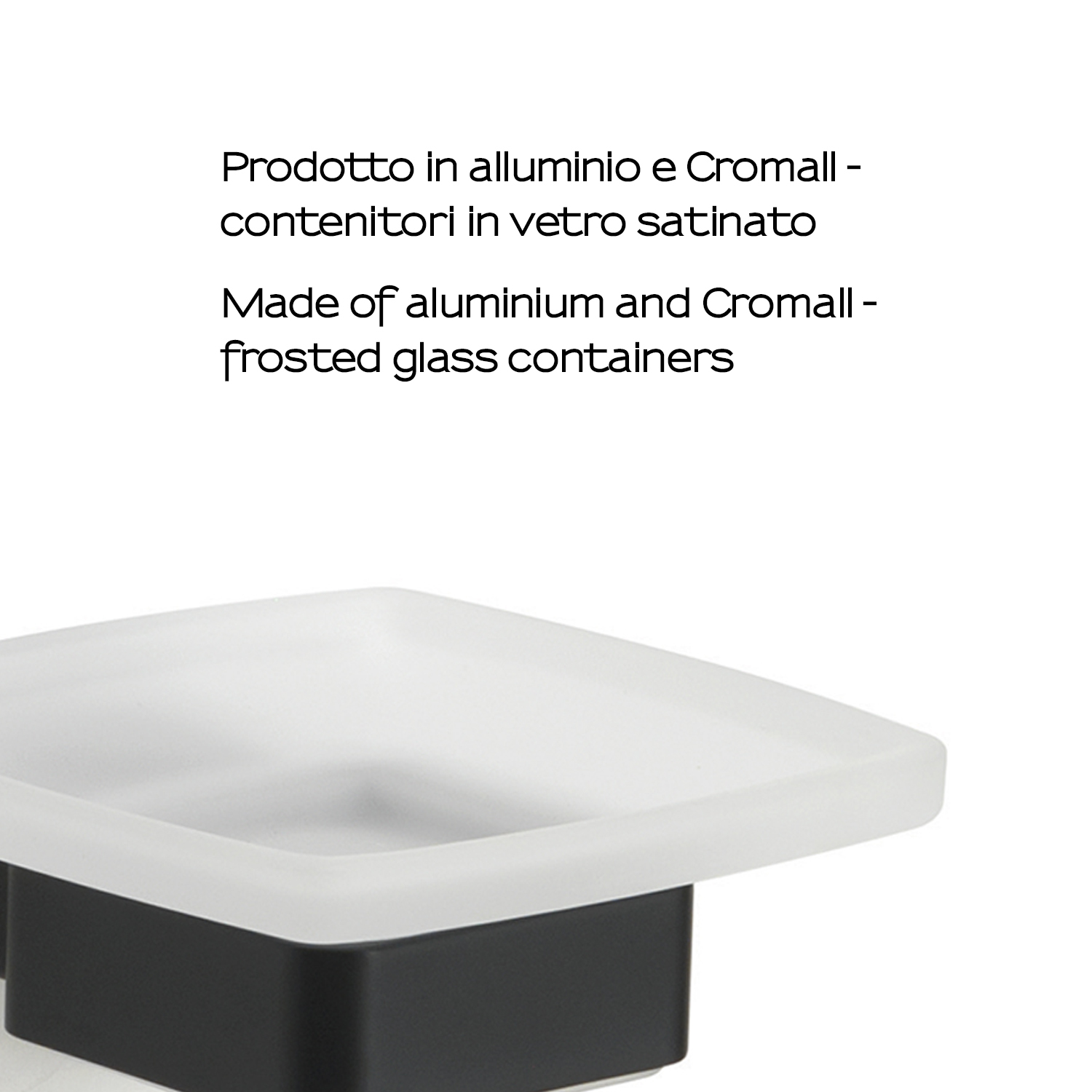 gedy-lounge-porte-savon-noir-mat image 2