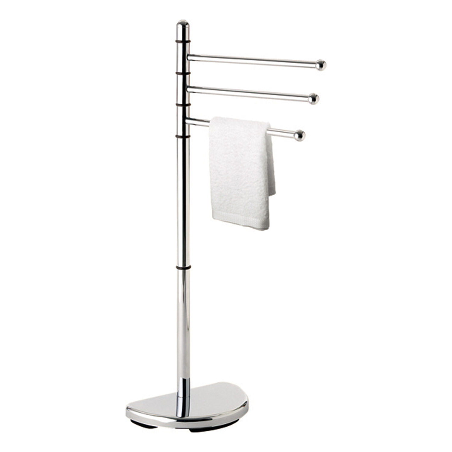 gedy-hibiscus-porte-serviette-sur-pied-chrome image 1