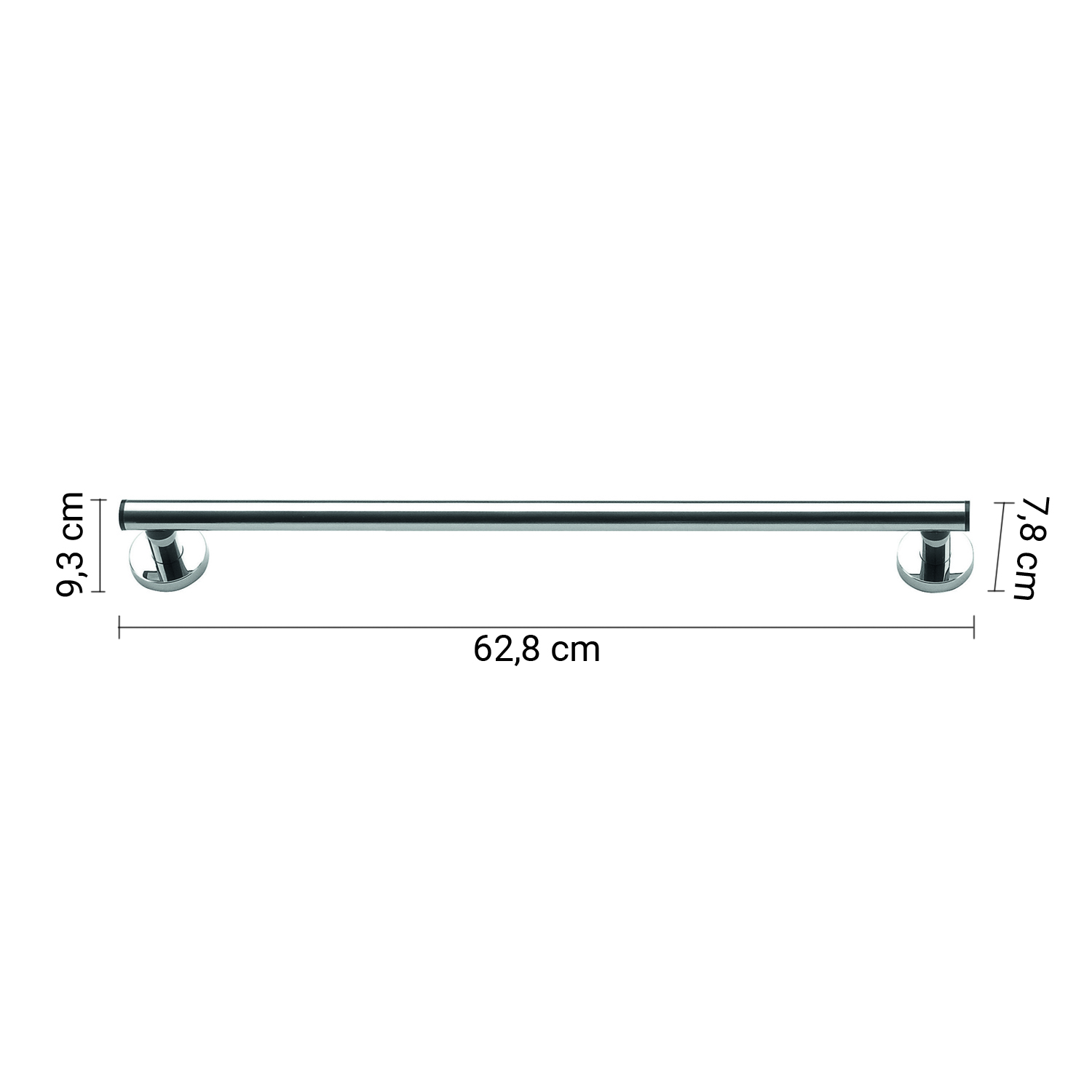 gedy-prima-classe-barre-appui-62-cm-chrome image 2